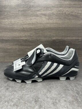 Adidas Predator Absolado PS TRX FG Soccer Cleats Womens Size 10 Black Silver